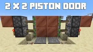 Minecraft 2x2 Piston Door