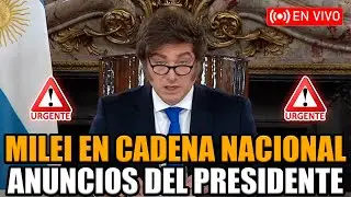 🔴URGENT MILEI LIVE NATIONAL CABLE PRESENTING THE BUDGET | BREAK POINT