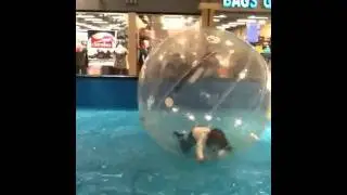 Discover Mills: Girl in a Bubble Walking on Water