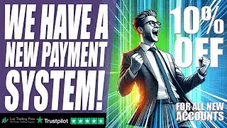 We have a new payment system! Get a 10% discount!
