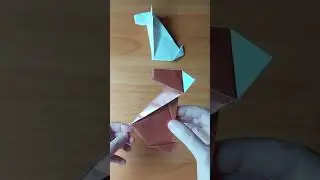 ОБЗОР: Собака из бумаги, делается легко #shorts #diy