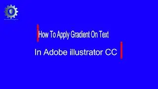 how to apply gradient on text in Adobe Illustrator 2019