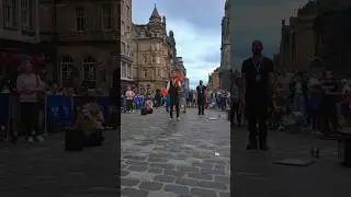 Amazing Street performer at the Edinburgh fringe festival #fringefestival