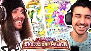 Ho sfidato @Gravier. a spacchettare Pokémon: Evoluzioni a Paldea, ma è finita malissimo