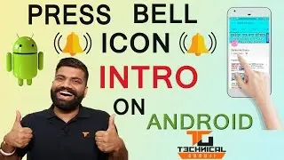 How To Make Subscribe Bell Intro Like Technical Guruji || ON Android || Easily 【 हिंदी मे】