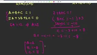 Inverse Laplace's transform by using decomposition and applying residual method.