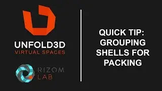 Unfold 3D 10 VS Quick Tip - Grouping Shells for Packing
