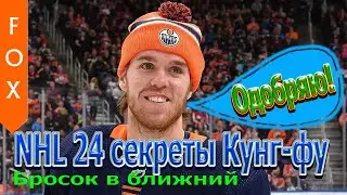 NHL 24, секреты Кунг-фу. Бросок в ближний.