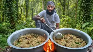 Village Biryani Feast - Cooking 20 kg of biryani for the children's delight! Village Cooking Recipe