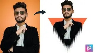 How to Edit Triangle Pop Out Effect | Triangle Effect | Picsart New Editing