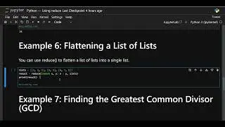 The reduce() function in Python