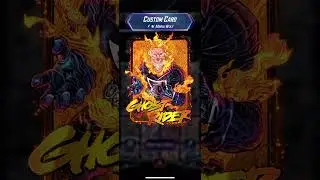Marvel Snap - Ghost Rider in flames (Cosmic Orange Border)