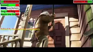 Up (2009) Final Battle with healthbars (2/2)