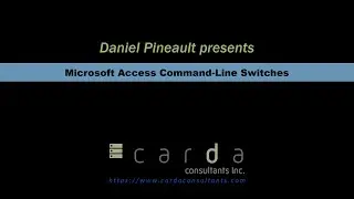 Microsoft Access - Command-Line Switches