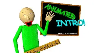 Baldi's Basics Classic Remastered intro ANIMATED?! | Baldi's Basics Animation