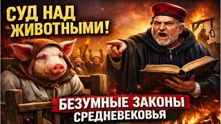 Ban on death… Trial of a pig… Shocking laws of the Middle Ages!