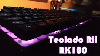 Teclado Rii RK100 retroiluminado
