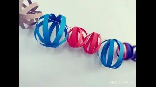 Paper Ball Garland