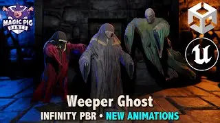 Weeper Ghost Character Pack for Unity & Unreal | Infinity PBR