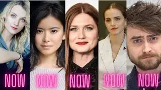 Harry Potter movie's actress and actor then - now......Harry porter