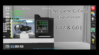 CNC Lathe G-Code Explanation #02 || G02 & G03 (circular interpolation)