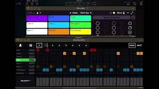 Yay! ✌️☮️😊 Octachron iPad MIDI Drum Sequencer with Smart Randomizer + Trigger + CC Mutation