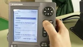 Viewing NAVTEX message direct in ECDIS | Просмотр сообщений с NAVTEX в ECDISe   #ecdis #navtex