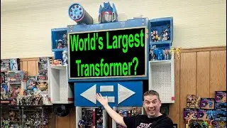 12 Foot Tall Transformer Soundwave Shelf
