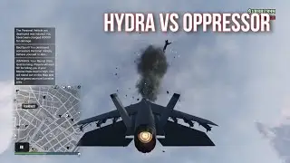 GTA online | hydra against Oppressor