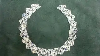 8mm Swarovski 2 rows necklace beginners tutorial (video version)