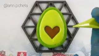 Avocado cookies. Имбирный пряник - Влюбленные Авокадо. Мастер-класс по пряникам. Cookies with icing.