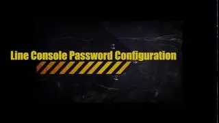 Networking (CCNA) Line Console Password Configuration