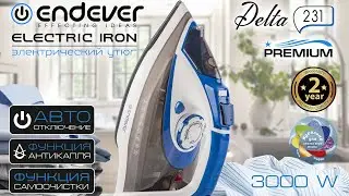Электрический утюг ENDEVER DELTA-231