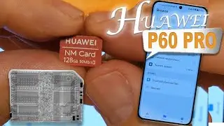 Huawei P60 Pro & Nano Memory Card (How to Insert, X ray photos)