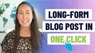 AI Content Writing Tool to Easily Write and Publish LONG-FORM Blog Posts (in 5 Minutes)