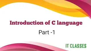 INTRODUCTION OF C LANGUAGE