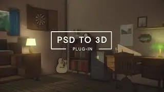 PSD to 3D - Process for My Grandfather's Basement