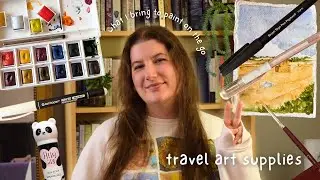 making art while traveling: tools, tips, & recent sketchbooks! 🎨