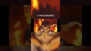 Top 7 Strongest fire anime characters #anime #edit  #myheroacademia #onepiece #bleach #fairytail