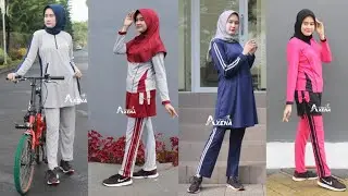 21+ Model Baju Olahraga Muslimah Modis Terbaru Cocok untuk Bersepeda dan Senam | Jual Baju Olahraga