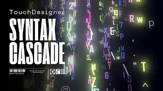 TouchDesigner Tutorial: Neon Matrix Text Cascade Digital Rain Using Particle POPs (Easy)