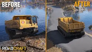 Roadcraft - Road Construction Over The River (4K)