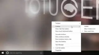 How to Cortana from Taskbar (plus Task View)