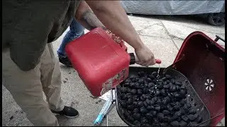 HOW TO START A FIRE! (dont do this at home)