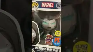 Фигурка Funko POP! Bobble: Marvel: Comics: Infamous Iron Man (GW) (Стикер Px)