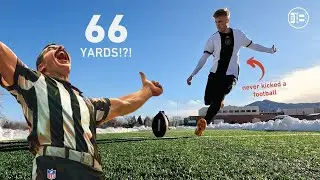 Soccer Pro vs. NFL Field Goal Record: 66-Yard Challenge!