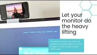 BuildBee Does Phone Monitor Holder