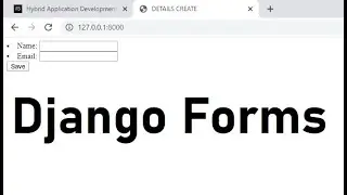 Django Model Forms || Django Forms