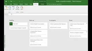 Scrum in Microsoft Project