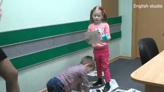 English for kids 4-5 years old. Let's clean